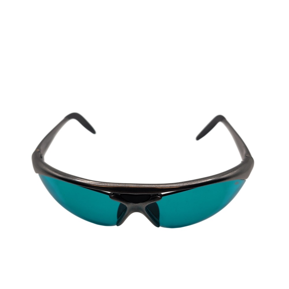 Bolle Sunglasses M Grey Parole Sport Wrap Plastic Teal Lens 0754228500